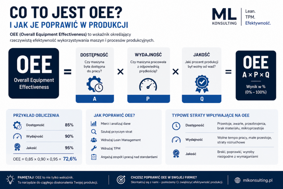 co to jest oee i jak poprawić efektywność produkcji